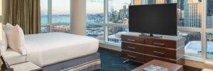 Guest room at Embassy Suites by Hilton Seattle Downtown