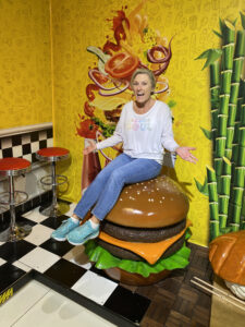 Museum of Selfies Las Vegas burger