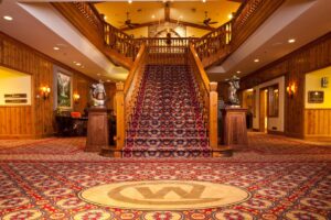 The Wort Hotel staircase