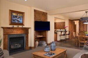 Snow King Resort living room condo
