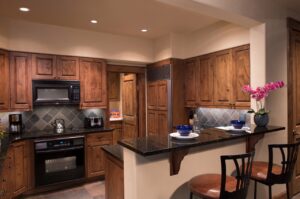 Snow King Resort condo kitchen