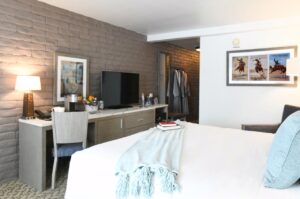 Snow King Resort king bed