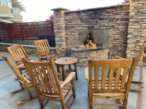 The Lodge at Tiburon fireplace