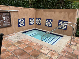 Rancho Valencia jacuzzi